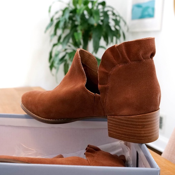 Seychelles Renowned Suede Flats, Cognac, 11 — NWT - Picture 4 of 13